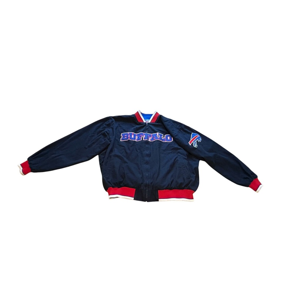 Vintage NFL Buffalo‎ Bills Reversible Varsity Jacket 3XL Bills Side/NFL
